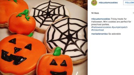 Festive Halloween cookies that are easy to make