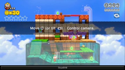 Super Mario 3D World - Part 6 HD - 100% Walkthrough  - World 3 (3-T, 3-4, 3-A, 3-5) Green Stars & Stamps