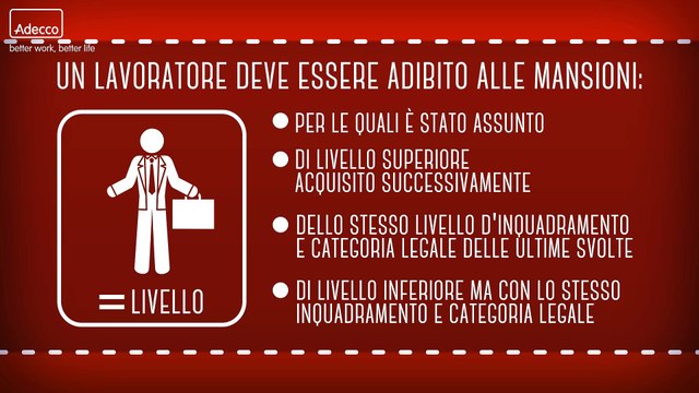 Jobs Act - La disciplina delle mansioni