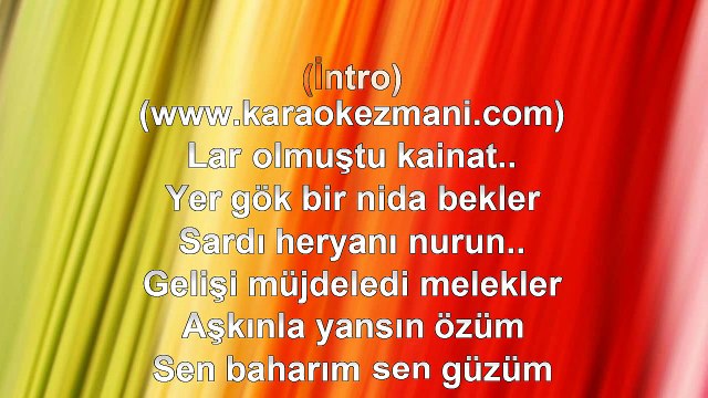 Mesut Kurtiş - Aşkınla Yansın Özüm - 2014 TÜRKÇE KARAOKE