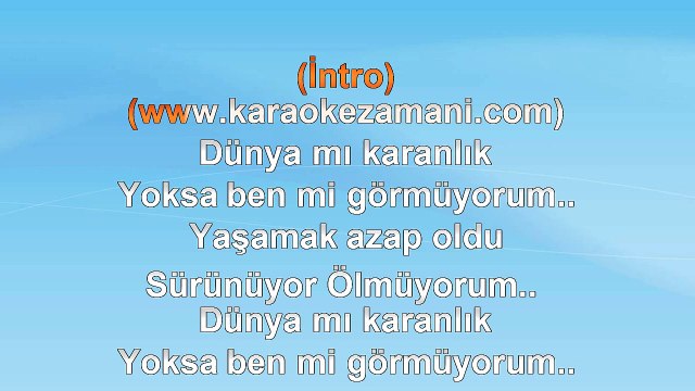 Mevsim Aral - Akşam Güneşi - (Ferdi Tayfur) - 2011 TÜRKÇE KARAOKE
