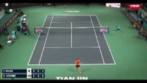 Jing Jing Duan vs Danka Kovinić - pobjednički poen  za polufinale  WTA Tianjin 2015