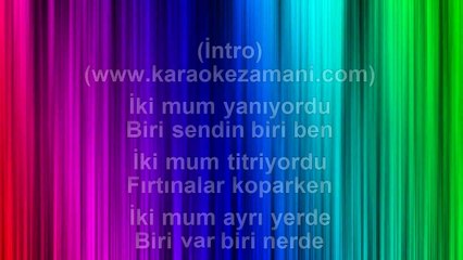 Mevsim Aral - İki Mum - 2010 TÜRKÇE KARAOKE