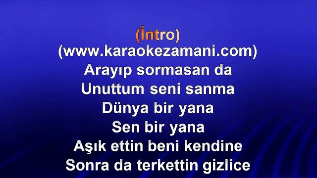 MFÖ - Ele Güne Karşı - 1984 TÜRKÇE KARAOKE