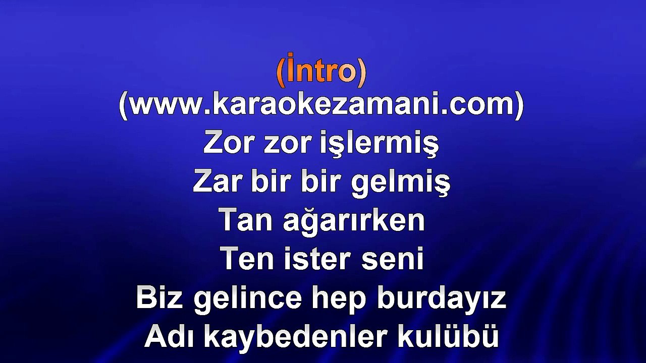 Mirkelam - Elma Değil Ayva - 2006 TÜRKÇE KARAOKE