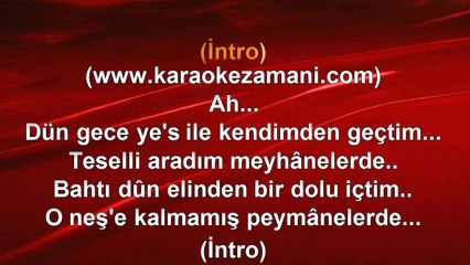 Muazzez Ersoy - Dün Gece Ye's İle - 2015 TÜRKÇE KARAOKE