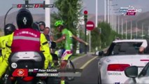 Peter Sagan Crash and anger Vuelta a Espana 2015 Stage 8