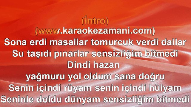 Muazzez Ersoy - Sensizliğim Bitmedi - (2014) TÜRKÇE KARAOKE