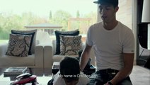 Cristiano Ronaldo​ trying to teach his son how to pronounce his name