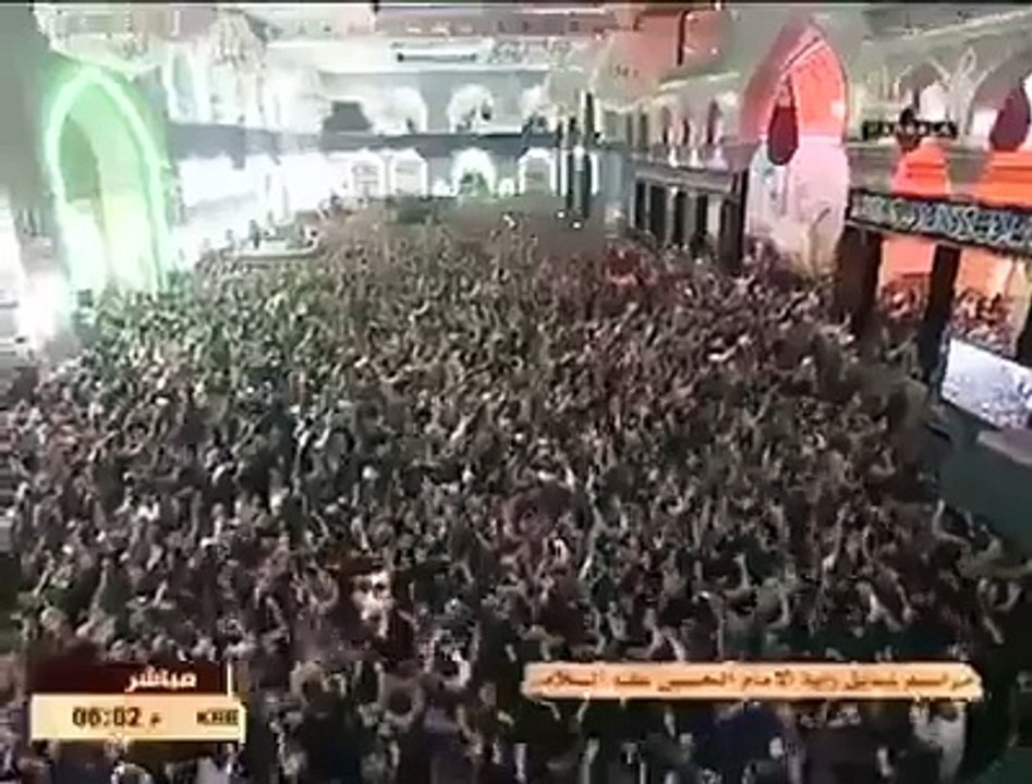 Clip Of Karbala e Mola During Hoisting A Flag (Alam)