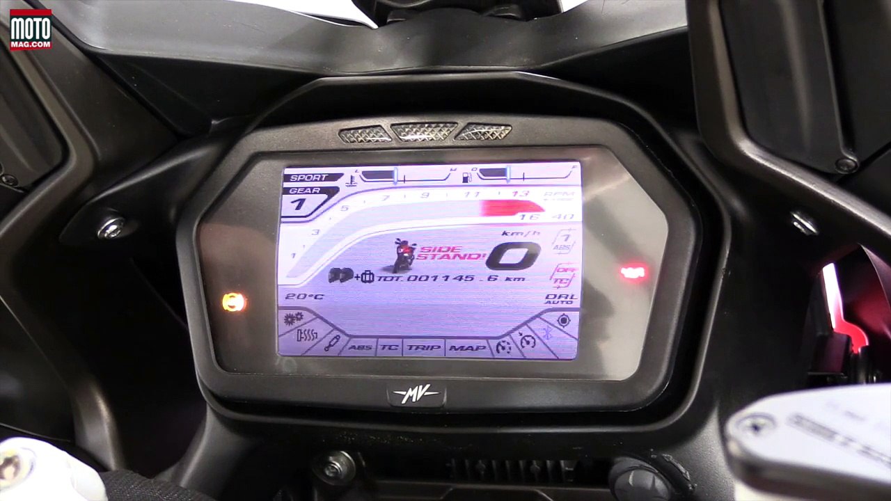 MV Agusta Turismo Veloce Lusso : tableau de bord et fonctions