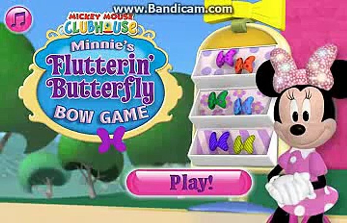 Minnie Mouse: Minnies Flutterin Butterfly Bow Game