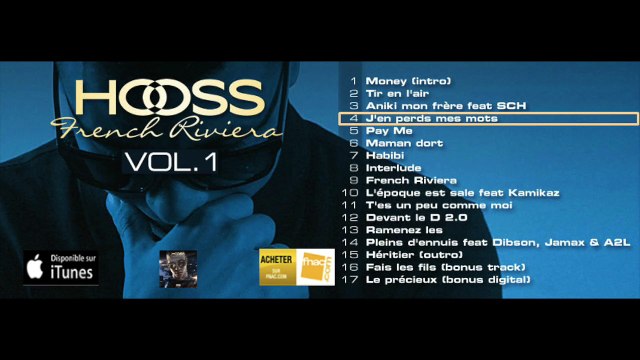 HOOSS // J'en perds mes mots // Audio officiel 2015