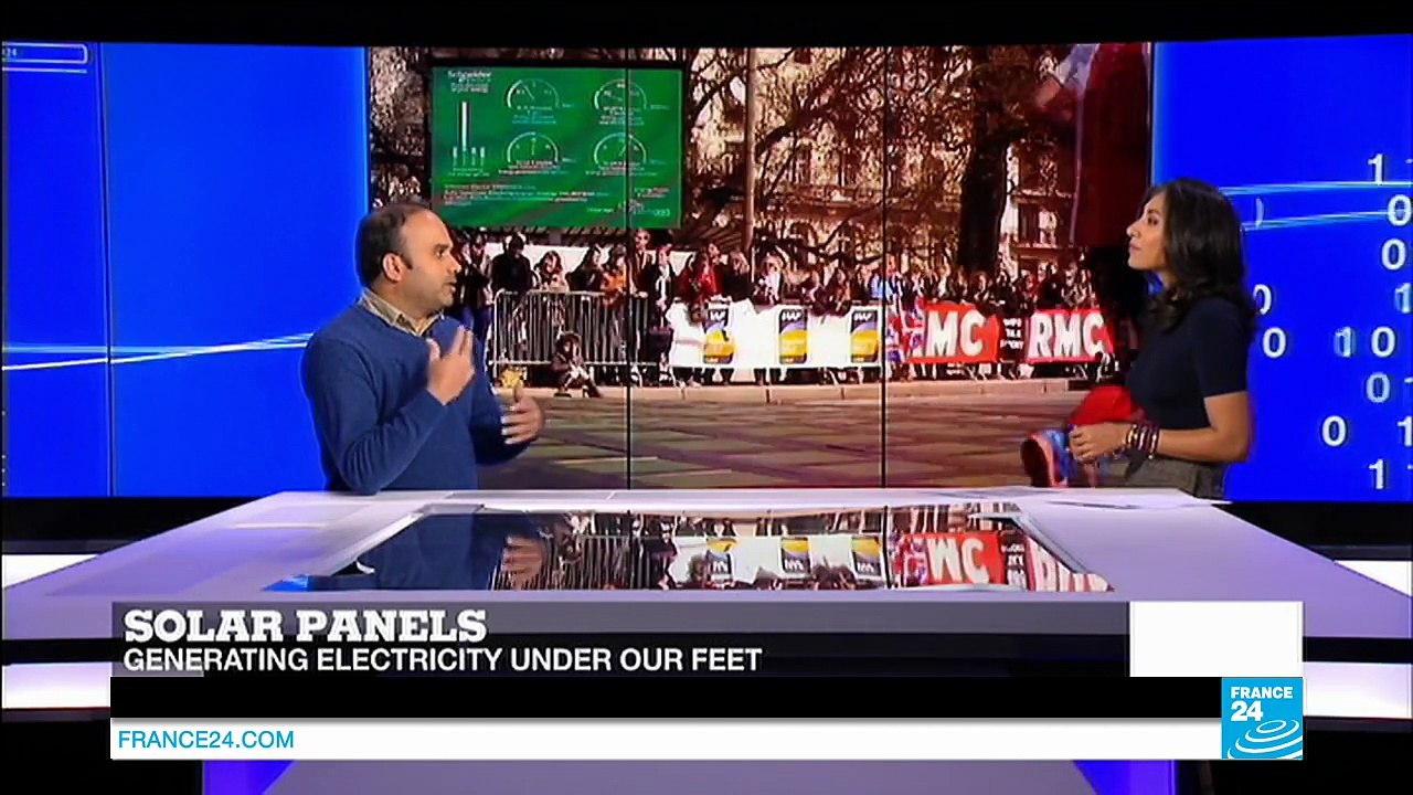 Generating energy from the pavement