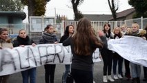Manifestation des lycéens contre la fermeture du lycée Mendès-France à Barlin