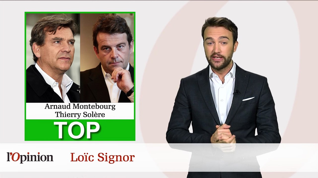 Le Top Flop : A. Montebourg aide T. Solère pour la primaire / Le calvaire de Cambadélis