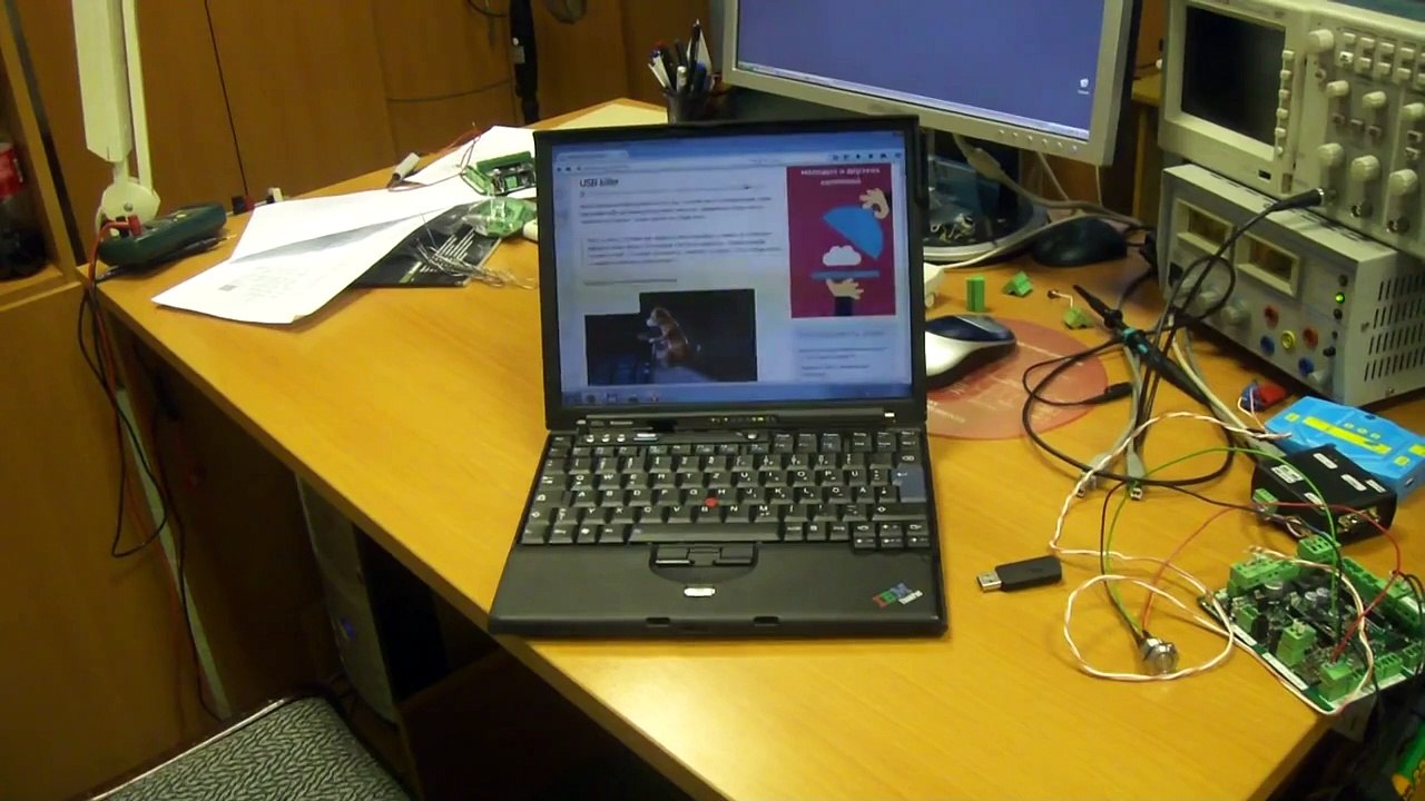 USB Killer v2.0 testing