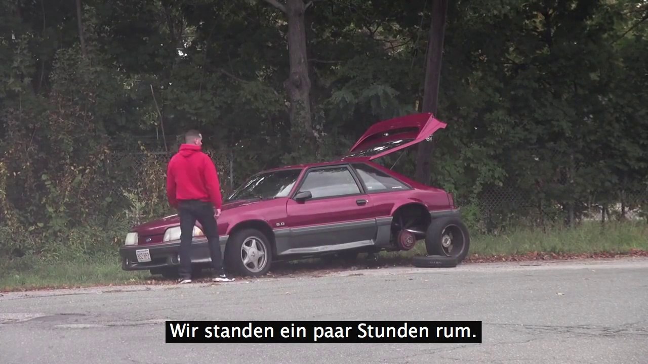 Über 2 Stunden musste er auf Hilfe warten, dann kam Eric.