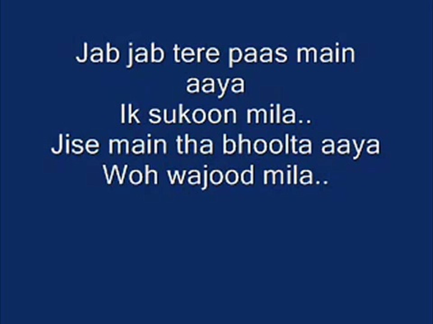 Dil sambhal ja zara with lyrics - video Dailymotion