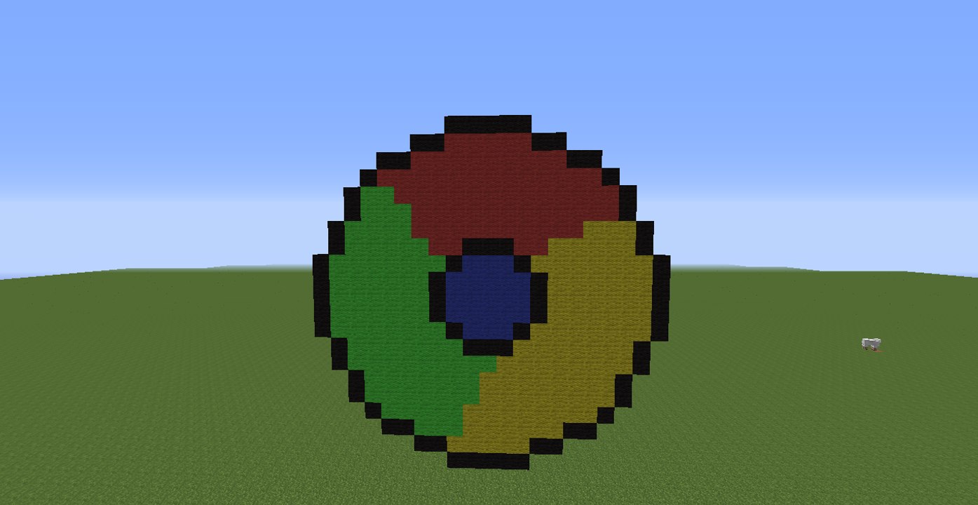Google Chrome PixelArt - GobainCraft