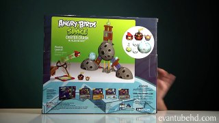 Angry Birds Space KNex CRATER CRASH Adventure with Special Effects!!!
