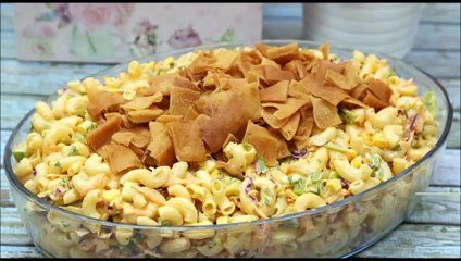 طريقة عمل سلطة المكرونة