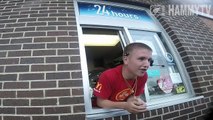 HORRIBLE DRIVE THRU FART SPRAY PRANK (Poop Prank)