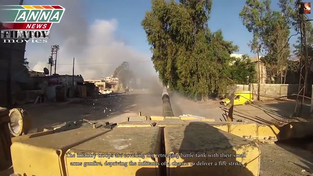 Syria War 2015. SAA Tanks T 72 with GoPros™ in Action Fighting During The Battle for Joba