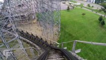 Cyclops front seat on-ride HD POV @60fps Mt. Olympus Water & Theme Park