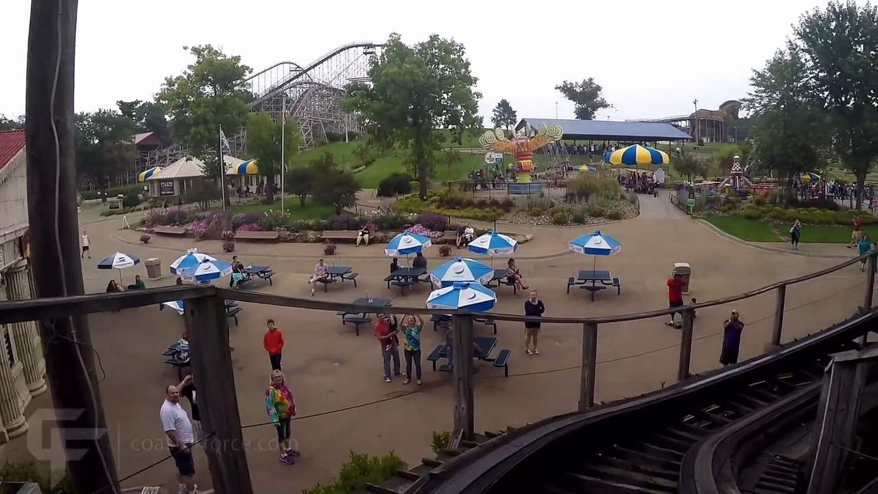 Pegasus front seat on-ride HD POV @60fps Mt. Olympus Water & Theme Park