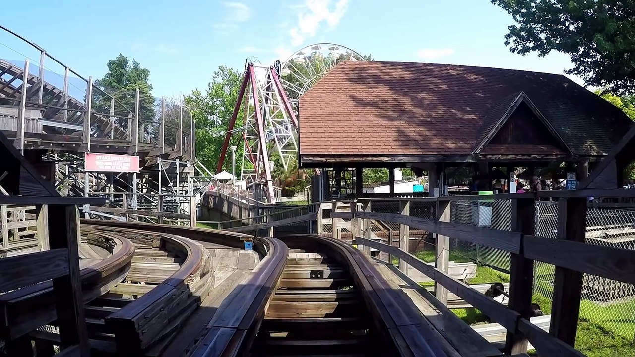 Ravine Flyer II front set on-ride HD POV @60fps Waldameer