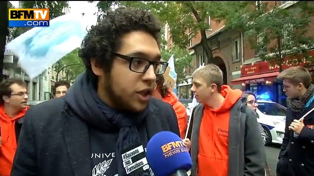 Etudiants et professeurs dans la rue pour demander plus de moyens à l'université