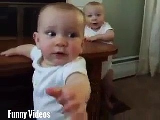 Dad’s Trying To Film His Twins Learning To Stand, But Their Reaction Is Precious