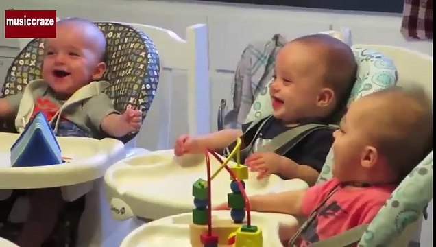 Funny Triplet Babies Laughing Compilation 2014 [HD]