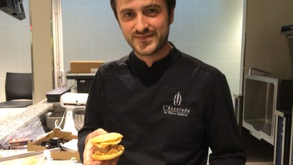 Le burger de travers de cochon