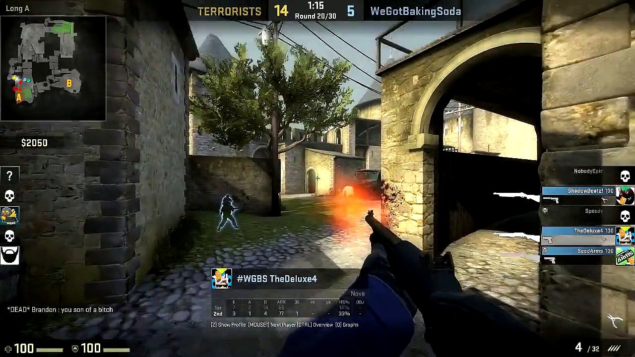 CS:GO - The Fall and Rise of Deluxe 4! (Counter Strike: Funny Moments and Fails!) speedyw0