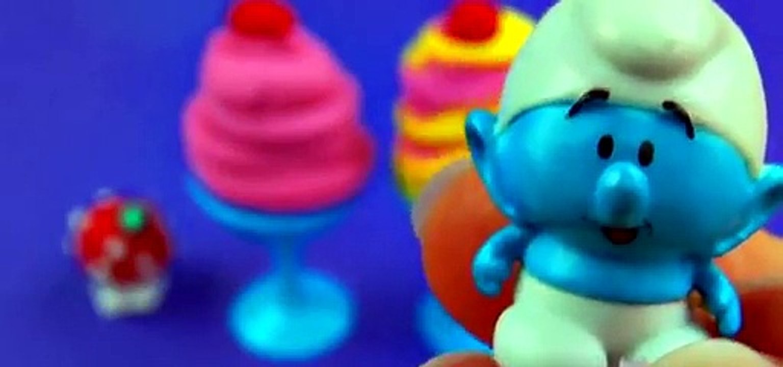 Play-Doh Ice Cream Sundae Surprise Eggs Minnie Mouse Lalaloopsy Doll Shopkins Smurfs Toys FluffyJet [Full Episode]