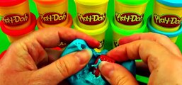 Play-Doh Surprise Eggs Mickey Mouse Hello Kitty Thomas Tank Engine Sesame Street Cars Toys FluffyJet [Full Episode]