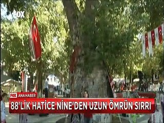 88 yaşındaki Hatice Nine'nin uzun yaşam reçetesi Doğal besleniyor, Yürüyor, Kilo almıyor