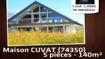 A vendre - CUVAT (74350) - 5 pièces - 140m²