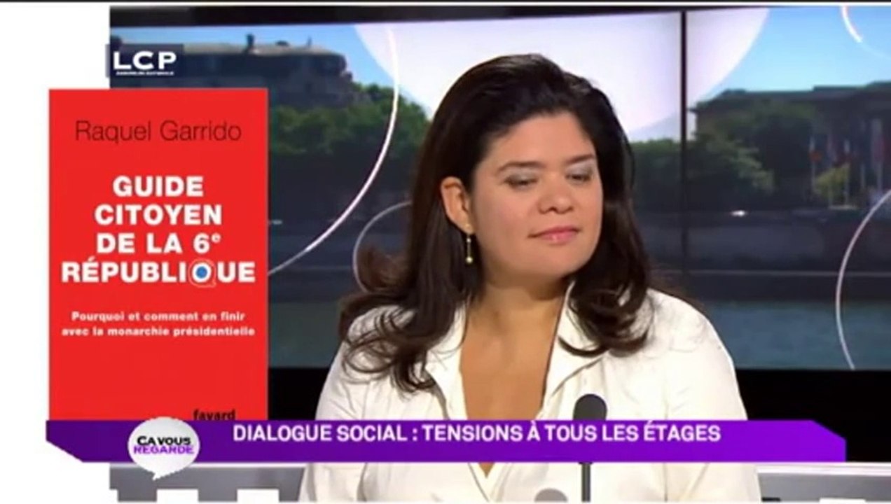 Raquel Garrido invitée à "Ça vous Regarde" sur LCP le 16/10/2015