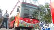 Sightseeing buses arrived in Lahore