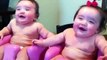 Funny Baby Video Twin babies laughing, crying, and then laughing again‬