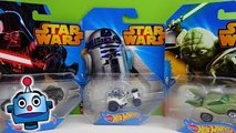 Star Wars Hot Wheels Darth Vader, Luke Skywalker, Yoda, R2-D2, Chewbacca - Juguetes Star W