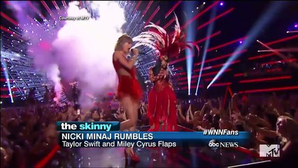 Download Video: Nicki Minaj Confronts Miley Cyrus Live on Stage at the VMAs | ABC News