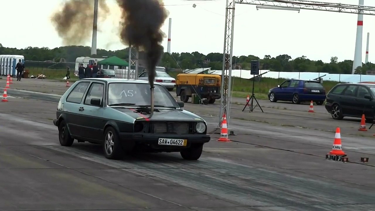VW Golf MK2 Turbo Diesel vs Honda Civic