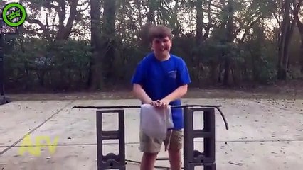 Funny Chubby Karate Kid Fail