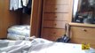 Cat Peeking Over Bed - Funny Russian Dramatic Stalking Cat [HILARIOUS]
