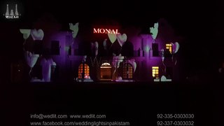 MONAL | Wedding Lights | Latest Wedding Lights | 3D Lights Weddings & Events | Thematic Lighting | Monal Marquee