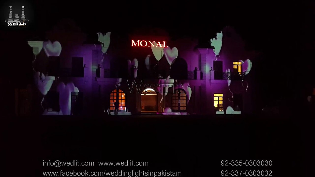 MONAL | Wedding Lights | Latest Wedding Lights | 3D Lights Weddings & Events | Thematic Lighting | Monal Marquee